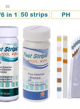 Swimming Pool Test Paper Residual Chlorine PH Value Alkalini