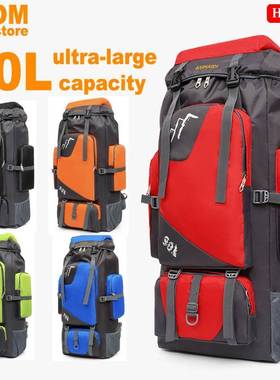 90L Waterproof hiking Camping TraveL Bag CLimBing Backpack