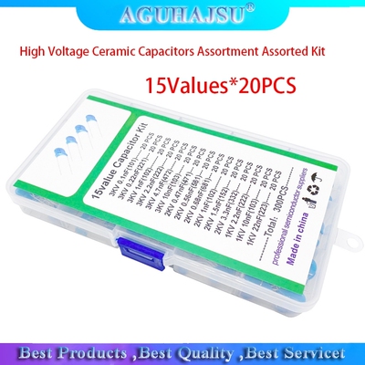 15Values*20PCS Capacitor Set High Voltage Ceramic Capacitors
