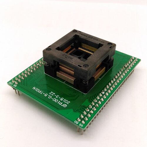 TQFP100 FQFP100 QFP100 to DIP100 Programming Socket OTQ-100-