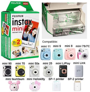 20 sheets Fujifilm Instax Mini 11 Film White Edge Photo Pape
