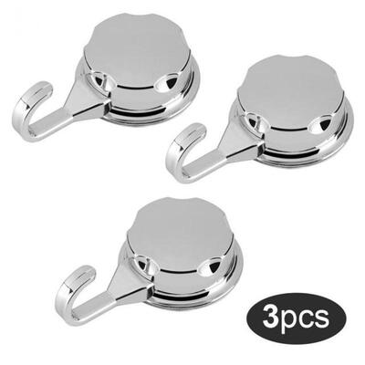 3Pcs/Set ABS Towel Wall Hook Rack Holder with Suction Cup fo