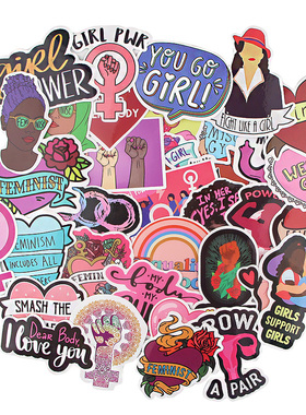 2022 Ransitute R1020 35pcs/set Feminist Themes Cartoon