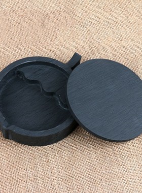 Natural Stone Inkstone Chinese Calligraphy Painting Ink-well