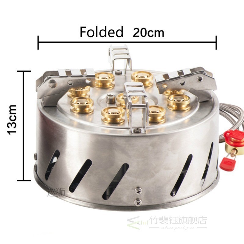 Portable Butane Gas Burner Camping Stove Outdoor Cookware Hi