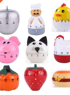 Kitchen Timer Reminder Mechanical Clockwork Countdown，timed