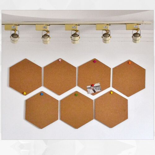 4pcs Cork Board Drawing Self Adhesive Multifunction Sticker