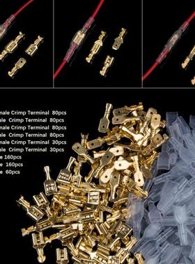 760PCS 2.8/4.8/6.3mm Female&Male Crimp Terminals Seal Sp