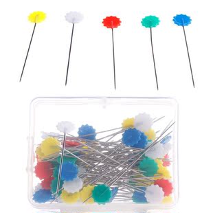 100pcs Sewing patchwork pins flower pin sewing pin Flower He