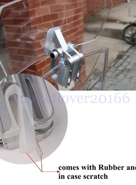 Universal Motorcycle Windshield Airflow Adjustable Windscree