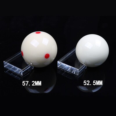 Arcrylic Transperent 57.2mm Billiard Pool Table white ball p