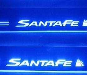 /Customized 4PCS Moving LED Welcome Pedal Scuff Plate Pedal