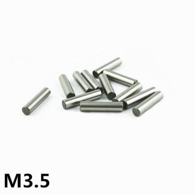 100pcs 3.5 mm Bearing Steel Cylindrical Pin Locating Pin Nee