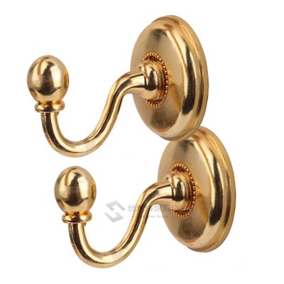 1 pair Retro Glass Curtain Holdback Wall Tie Back Hook Hange