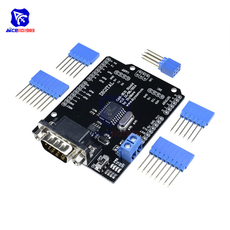 MCP2515 EF02037 CAN BUS Shield SPI 9 Pins Standard Sub-D Exp