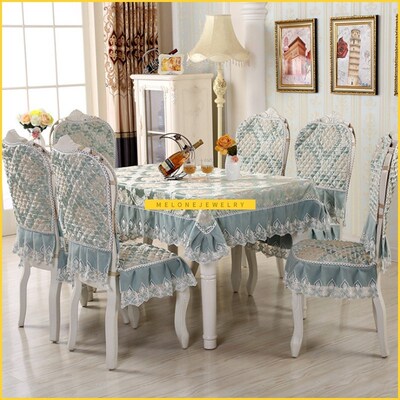 Dining Chair Cover Cushion Set ablecloth European Chair Cov