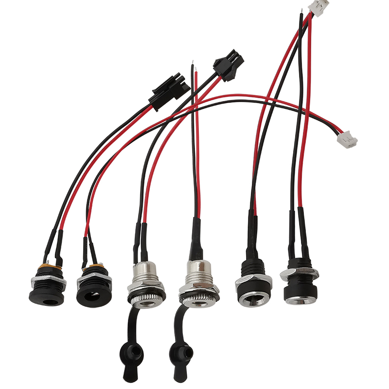 2Pcs 5.5 x 2.1mm DC Female Jack Socket Power Panel Mount Sol