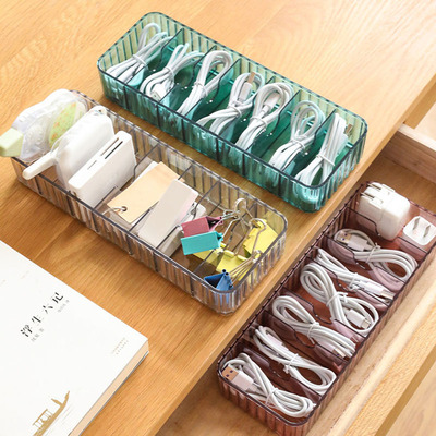Transparent Plastic Cable Management Box Dust Box Power Cord