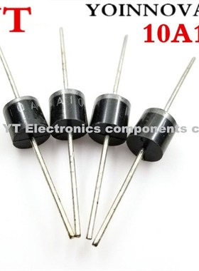 50pcs/lot 10A10 10A 1000V 1KV 10 R-6 Amp Axial Rectifier Dio