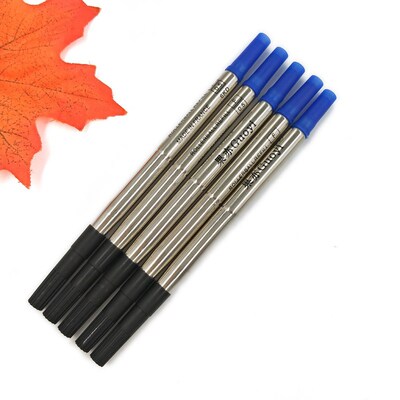 *blue or Black Hight Quality 0.5mm 5pc Roller ball Pen Refil