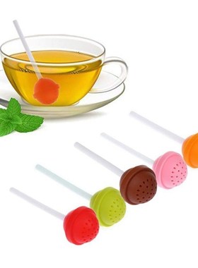 Lollipop Tea Strainers New Strainer Reusable Tea Bag Infuse