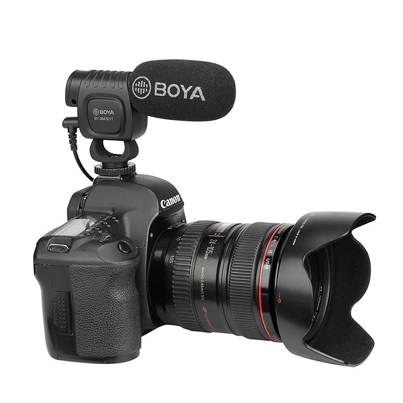 BOYA BY BM3011 On Camera Cardioid Condenser Microphone Audi