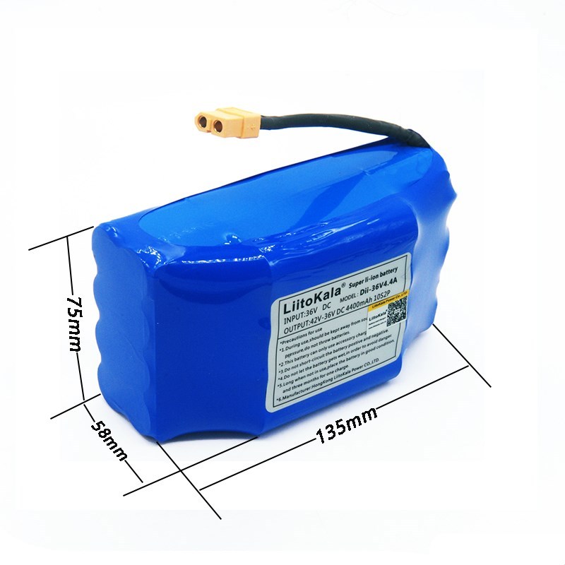 NEW  36v 4.4ah lithium battery 10s2p 36 36v 4.4ah lithium io