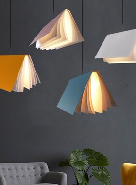 Simple Nordic Chandelier Library Clothing Milk ea Coffee Sho