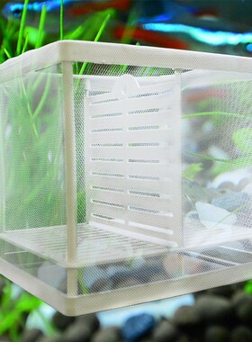 Isolation Mesh Box Suction Cup Design Fish Breeding Incubat