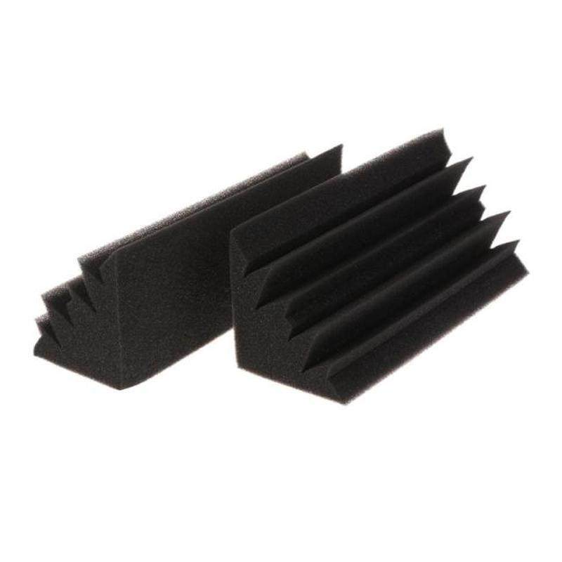 4pcs corner bass trap acoustic soundproofing polyurethane fo