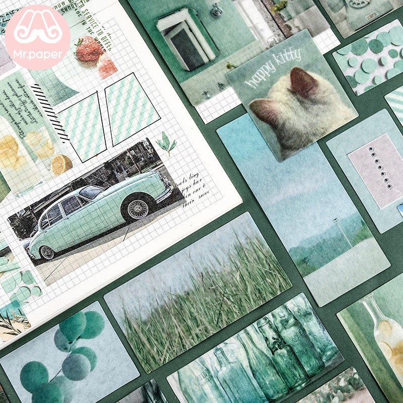 Mr.paper 8 Designs 70Pcs/lot Ins Style Artsy Photos Deco St