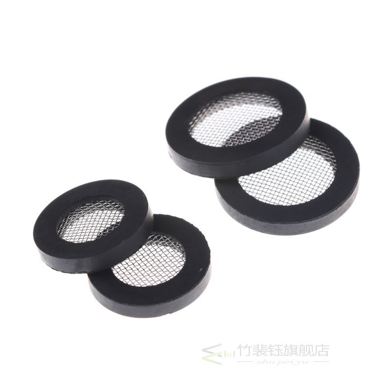 10pcs  Rubber Gasket with Net Shower Head Filter Plumbing Ho