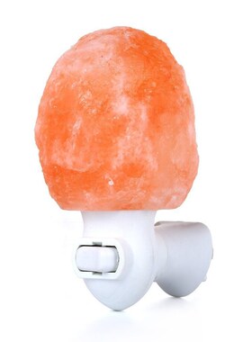 Himalayan Warm white Salt Lamp Natural Crystal Hand Carved