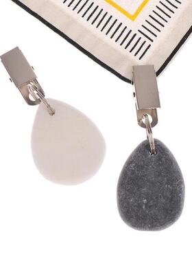 1pcs Stainless Steel Metal Holder Clip Buckles Marble Teardr