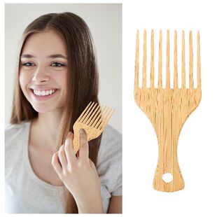 Hair Pick Comb Afro Brush Combs Styling Barber Lift