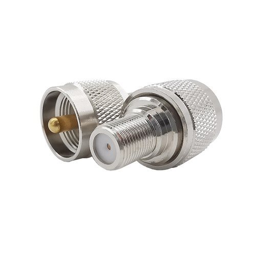 2Pcs UHF PL259 PL-259 Male to F Female RF Coaxial Connector