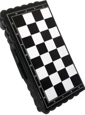 Mini Chess Set Folding Plastic Chessboard Lightweight Board