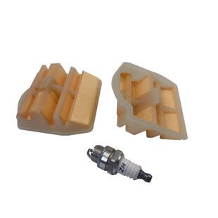 3Pcs/set Air Filter Spark Plug for Husqvarnas 445 450 Ranche