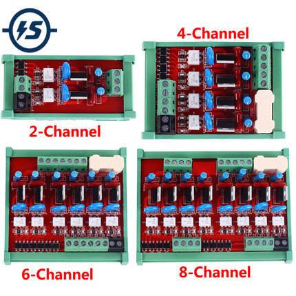 2/4/6/8-Channel PLC AC Amplifier Board Input Signal 0V/24V S
