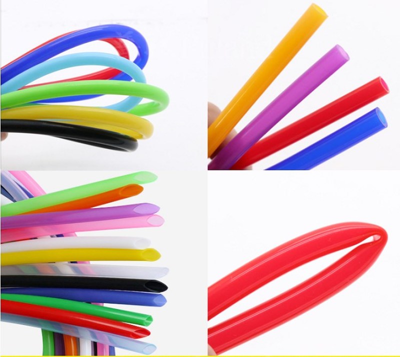 Colorful Flexible Silicone Tube ID 10mm x 13mm OD Food Grad
