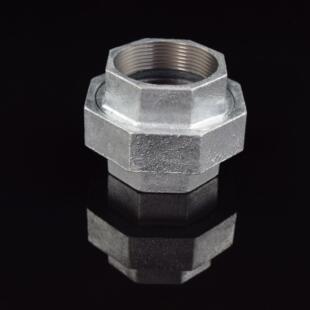 DN15-DN100玛钢热镀锌活接头油任（带垫）镀锌管件给水管