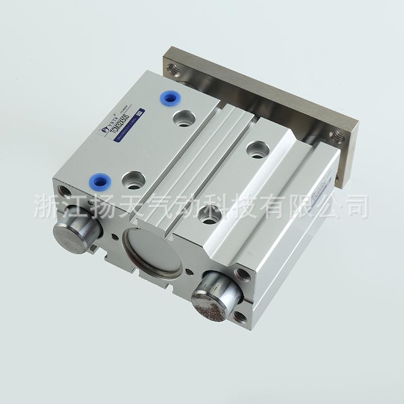 TCM系列三轴三杆带导杆加厚缸体TCM63X50S/75s/100s/125s三轴气缸