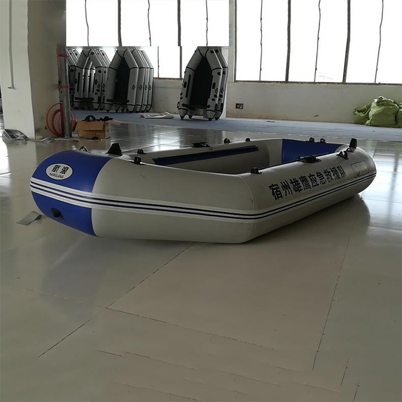 广州厂家直销耐磨2人加厚拉丝底夹网钓硬底橡皮艇船舟包邮送货