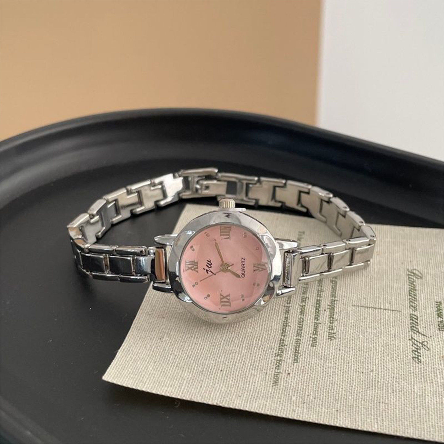 清冷感手链手表女款学生初高中ins风小众轻奢2026新款指节日礼品