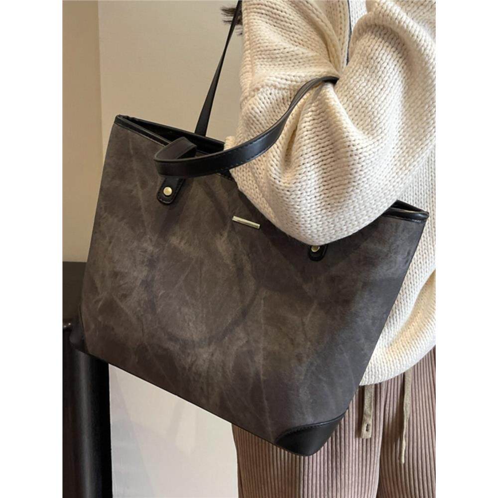 女包百搭通勤大容量托特包2026新款潮高级感大学生上课单节日礼品