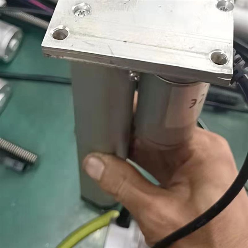 12V/24V双头平底座电动x推杆伸缩杆小型升降器直流电动机订