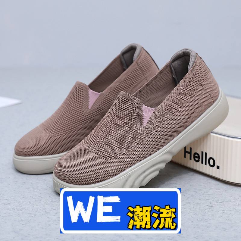 晋江鼎耐鞋业新款京布鞋软底舒适健步鞋时尚百搭妈妈鞋防滑休闲懒图片