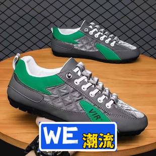 晋江和诚鞋业一脚蹬豆豆男鞋透气休闲百搭时尚潮流软底轻便鞋透气