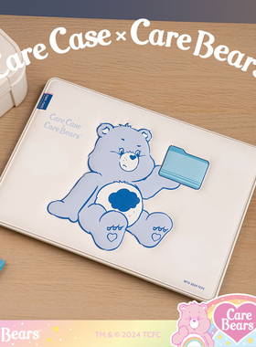 CARECASE｜爱心小熊联名暴躁熊羽绒服电脑保护壳 适用于苹果电脑 2020/2022air13 2023air15 2020pro13 pro14