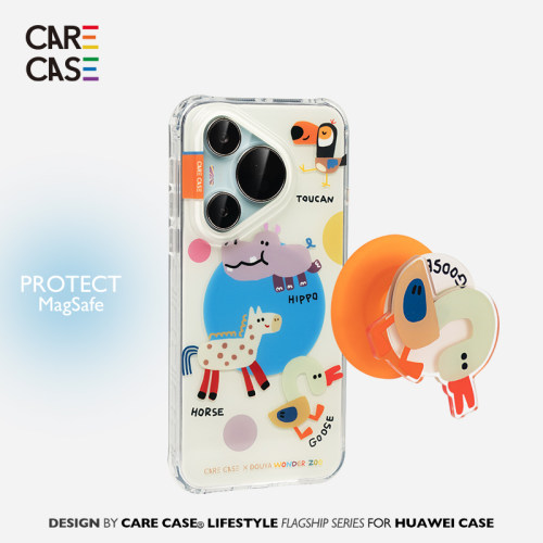 CARECASE动物园蓝圈华为P70壳